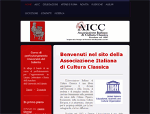 Tablet Screenshot of aicc-nazionale.com